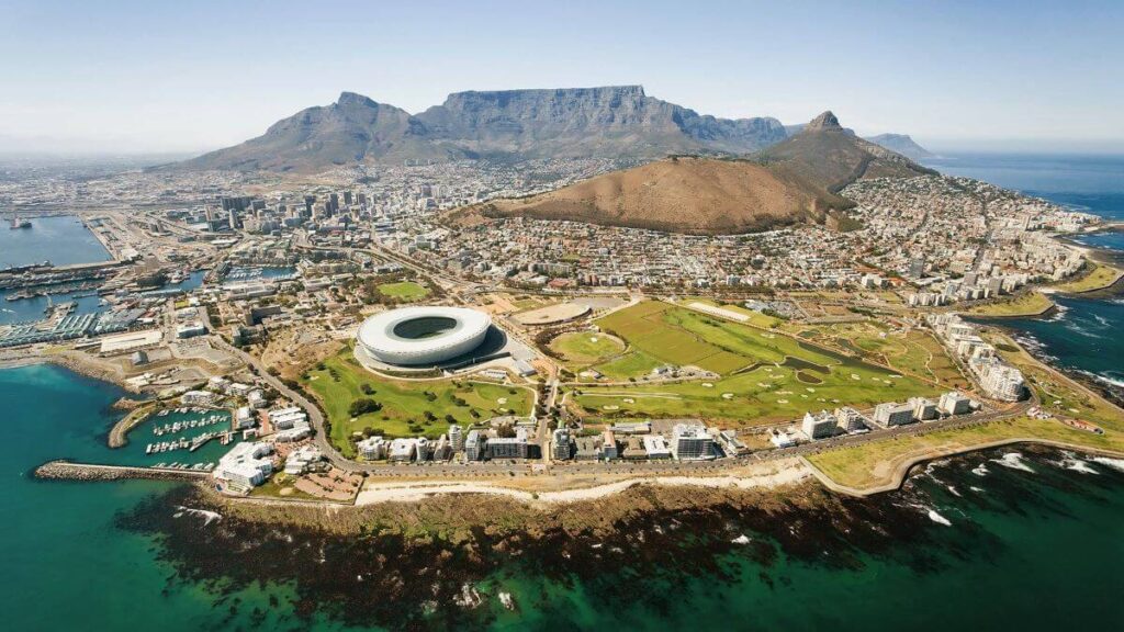 Cape Town Aerial View - The Earth Safari