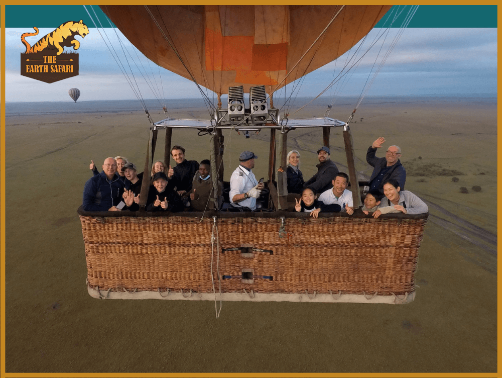 Hot Air Balloon Safari in Masai Mara - The Earth Safari